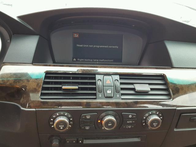 WBANB33525CN67418 - 2005 BMW 545 I BLACK photo 9