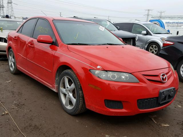 1YVHP80C085M32944 - 2008 MAZDA 6 I RED photo 1