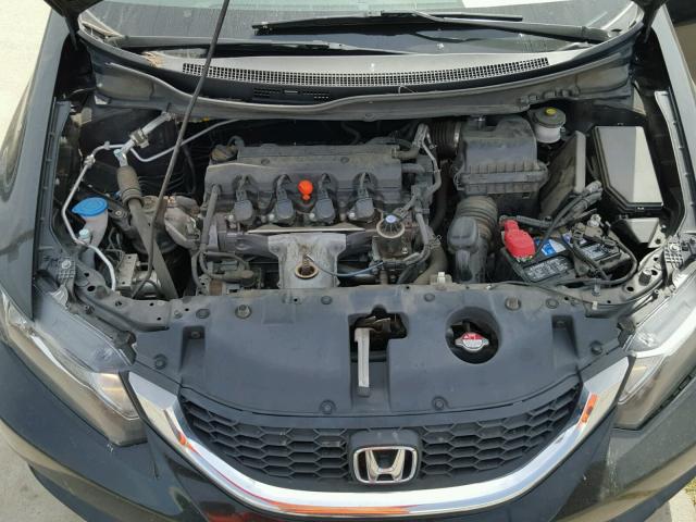 19XFB2F58DE278287 - 2013 HONDA CIVIC LX BLACK photo 7