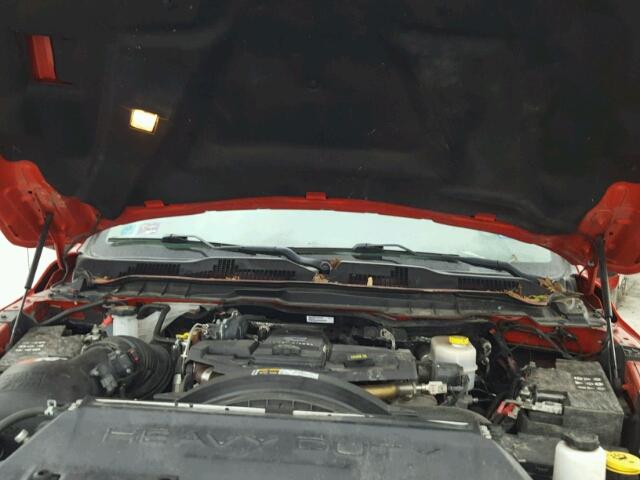 3C6UR5DL5GG159943 - 2016 RAM 2500 SLT RED photo 7