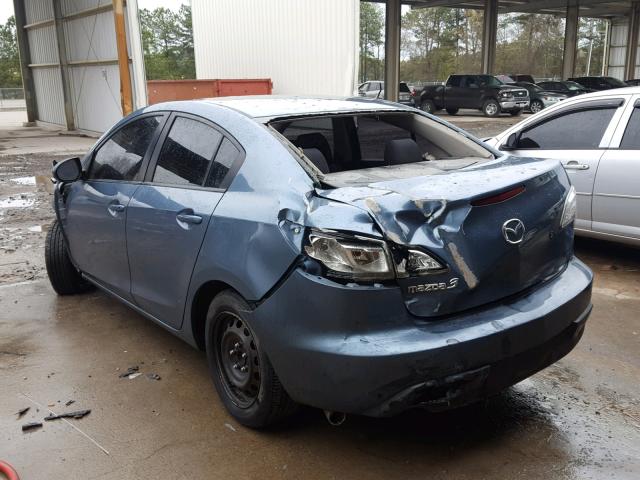 JM1BL1SF2A1213907 - 2010 MAZDA 3 I BLUE photo 3