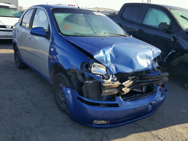 KL1TD52655B387891 - 2005 CHEVROLET AVEO BASE Mavi foto 1