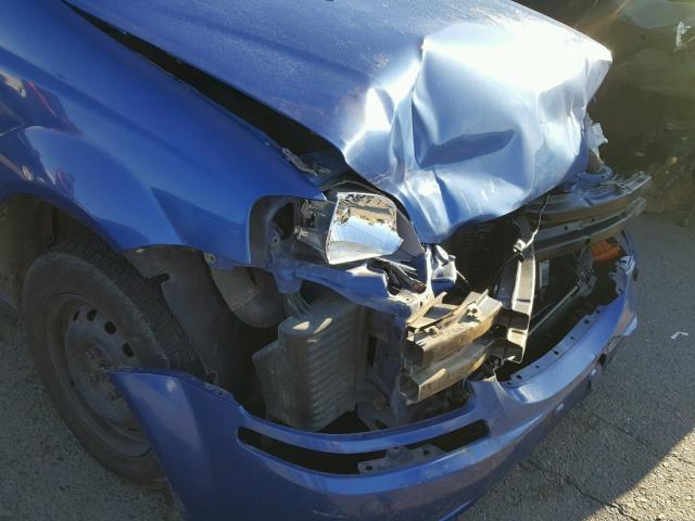 KL1TD52655B387891 - 2005 CHEVROLET AVEO BASE Mavi foto 9