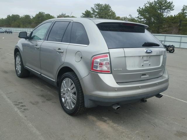 2FMDK49C68BA48043 - 2008 FORD EDGE LIMIT SILVER photo 3