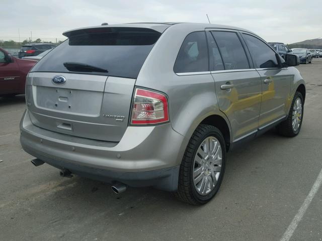 2FMDK49C68BA48043 - 2008 FORD EDGE LIMIT SILVER photo 4