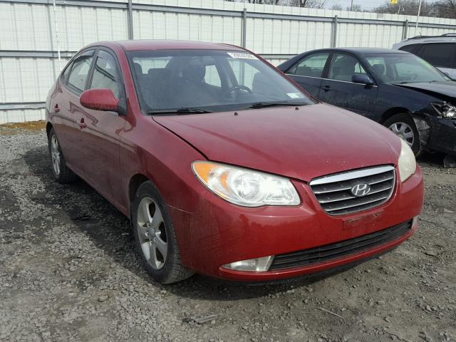 KMHDU46D57U138302 - 2007 HYUNDAI ELANTRA GL RED photo 1