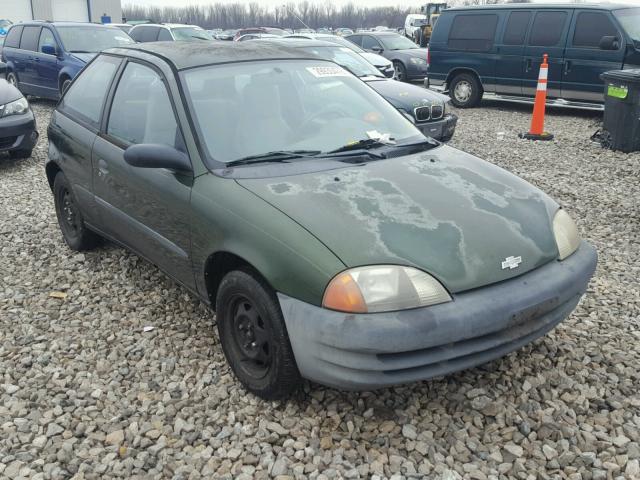 2C1MR226XX6707545 - 1999 CHEVROLET METRO GREEN photo 1