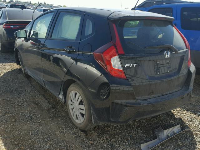 JHMGK5H55GX033629 - 2016 HONDA FIT LX Черный фото 3