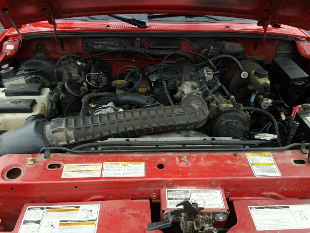 1FTCR15X1VTA70241 - 1997 FORD RANGER SUP RED photo 7