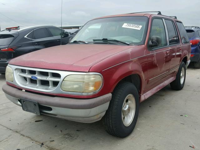 1FMDU32X6SZB31526 - 1995 FORD EXPLORER RED photo 2