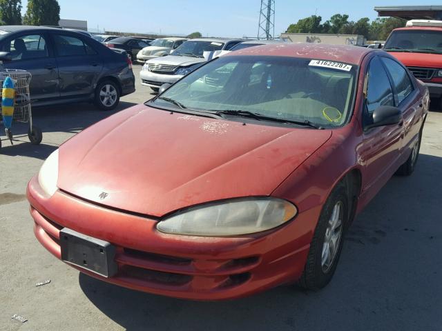 2B3HD46R22H250652 - 2002 DODGE INTREPID S RED photo 2