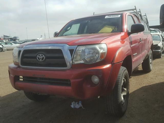 5TEUU42N97Z339064 - 2007 TOYOTA TACOMA ACC RED photo 2