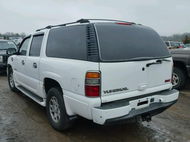 1GKFK66U72J341785 - 2002 GMC DENALI XL WHITE photo 3