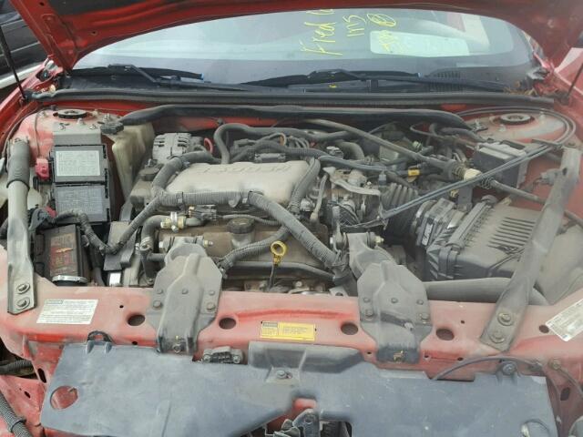 2G1WW12E719296268 - 2001 CHEVROLET MONTE CARL 红色 照片 7