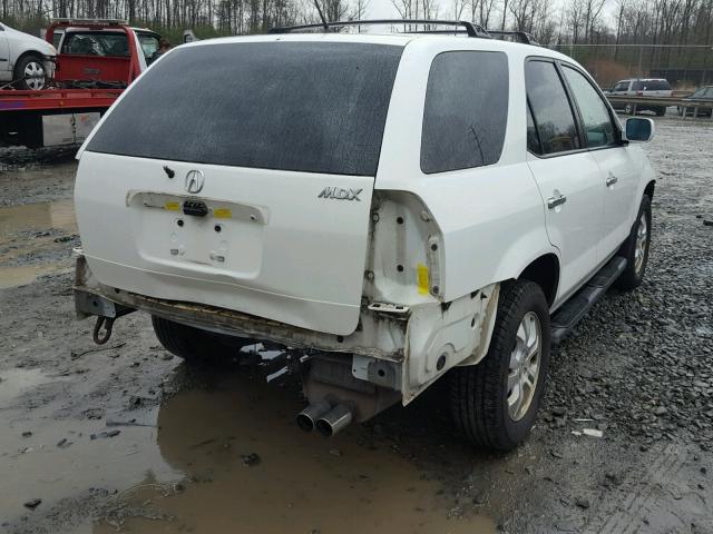 2HNYD18653H501532 - 2003 ACURA MDX TOURIN WHITE photo 4