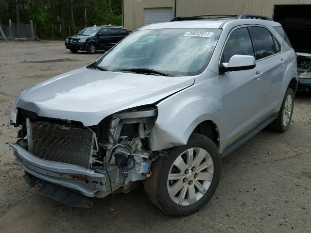 2CNFLNEW8A6367230 - 2010 CHEVROLET EQUINOX LT SILVER photo 2