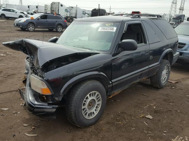 1GKCT18W6XK505160 - 1999 GMC JIMMY BLACK photo 2