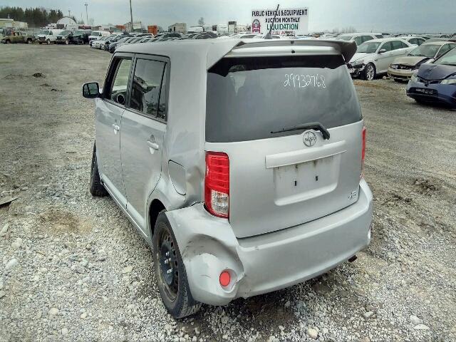 JTLZE4FE4C1146391 - 2012 TOYOTA SCION XB GRAY photo 3