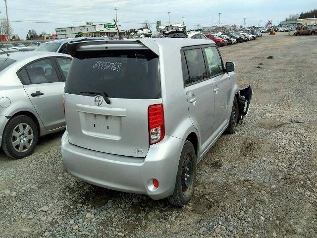 JTLZE4FE4C1146391 - 2012 TOYOTA SCION XB GRAY photo 4