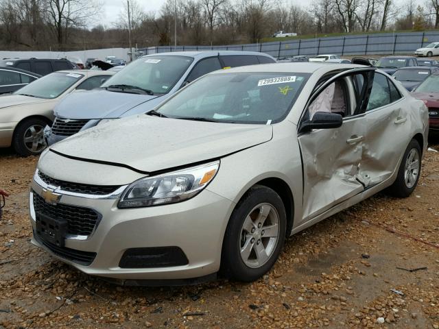 1G11B5SA8GF121022 - 2016 CHEVROLET MALIBU LIM GOLD photo 2