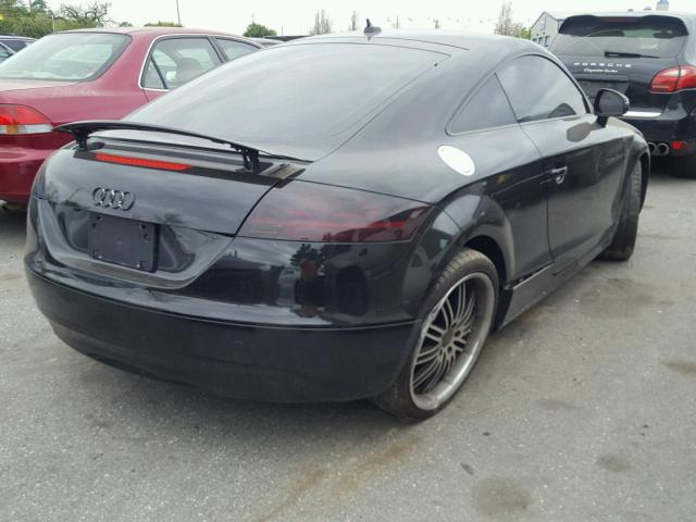 TRUAF38J981001287 - 2008 AUDI TT 2.0T BLACK photo 4