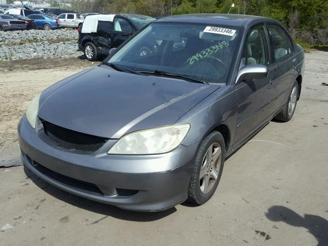 1HGES25775L014762 - 2005 HONDA CIVIC EX Grafit foto 2
