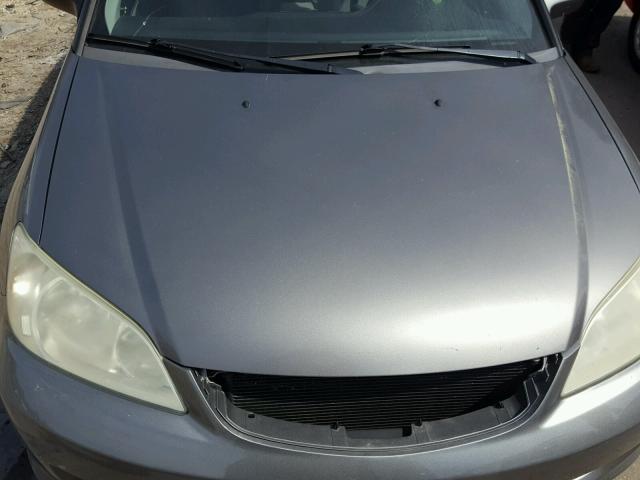 1HGES25775L014762 - 2005 HONDA CIVIC EX Grafit foto 7