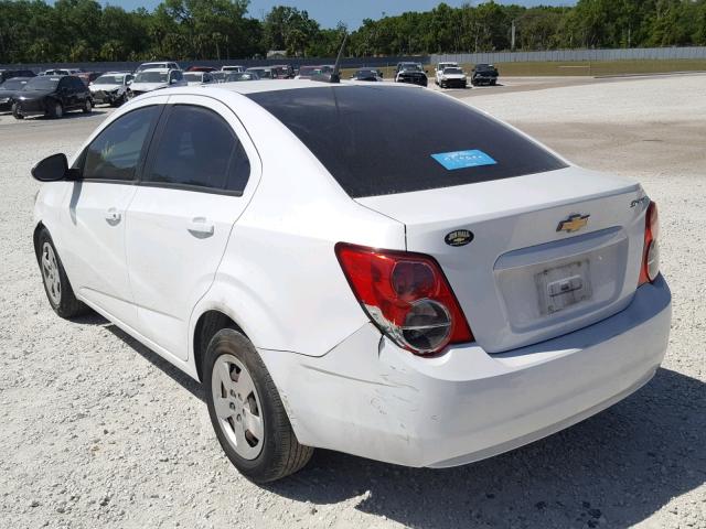 1G1JB5SH6G4109105 - 2016 CHEVROLET SONIC LS 白色 照片 3