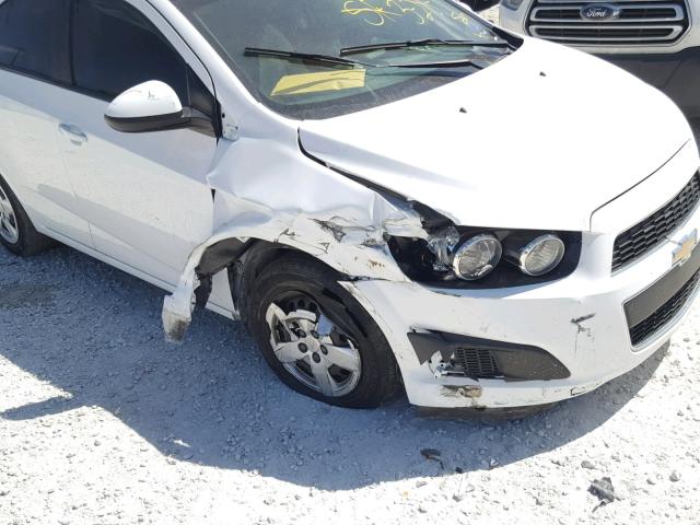 1G1JB5SH6G4109105 - 2016 CHEVROLET SONIC LS 白色 照片 9