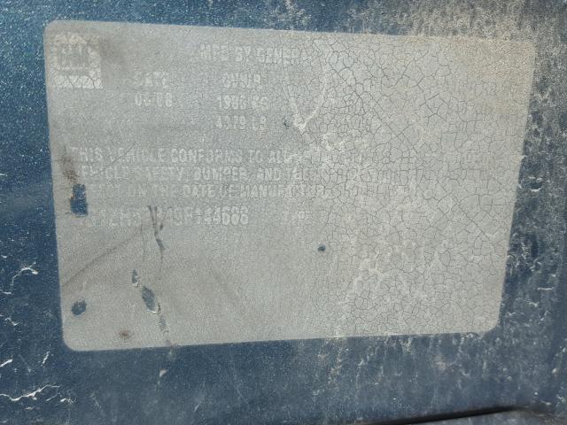 1G1ZH57B49F144688 - 2009 CHEVROLET MALIBU 1LT 蓝色 照片 10