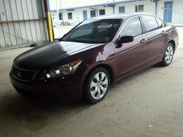 JHMCP26788C076793 - 2008 HONDA ACCORD EX RED photo 2