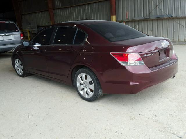 JHMCP26788C076793 - 2008 HONDA ACCORD EX RED photo 3