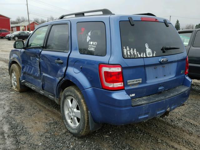 1FMCU9DG0AKC29311 - 2010 FORD ESCAPE XLT BLUE photo 3