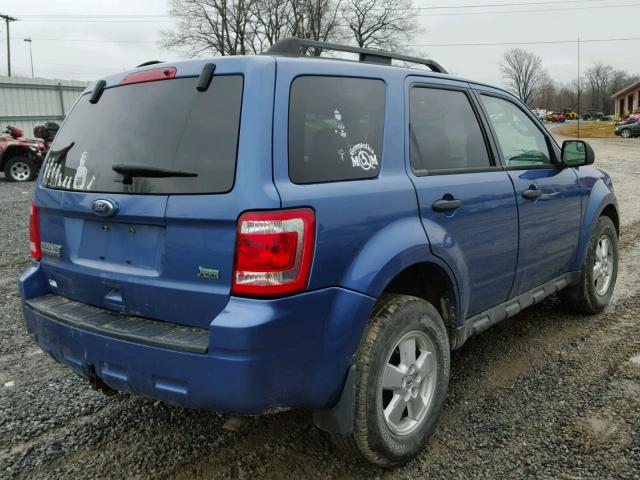 1FMCU9DG0AKC29311 - 2010 FORD ESCAPE XLT BLUE photo 4