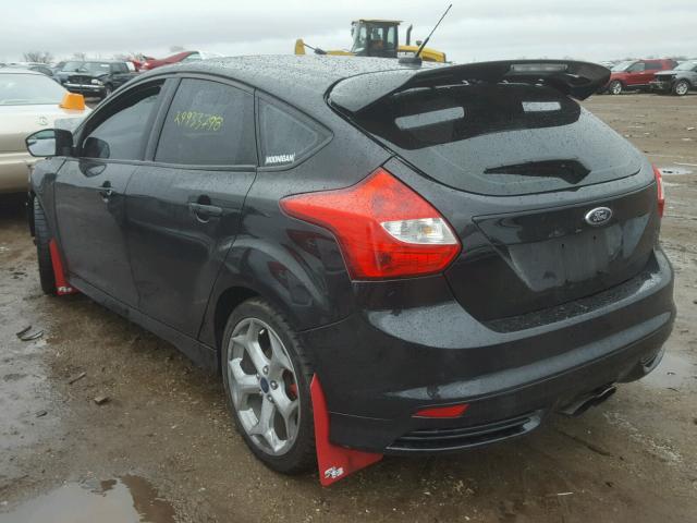 1FADP3L92EL288656 - 2014 FORD FOCUS ST BLACK photo 3