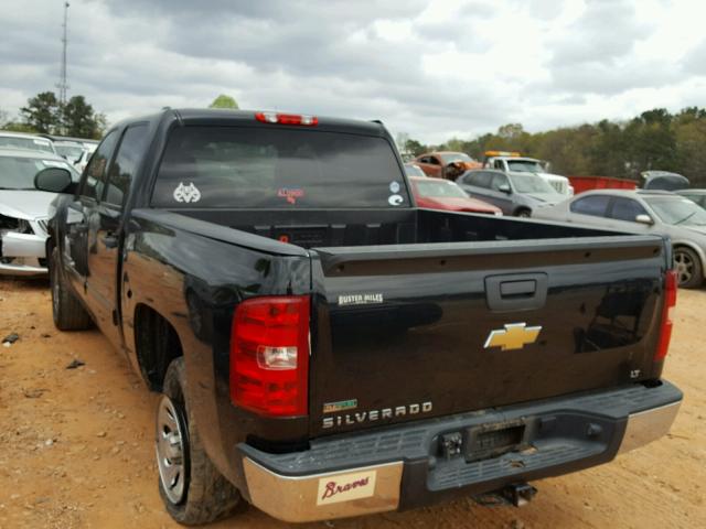 3GCRCSEA1AG187869 - 2010 CHEVROLET SILVERADO BLACK photo 3