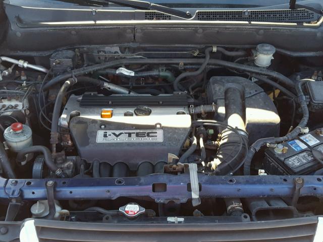 SHSRD78833U100347 - 2003 HONDA CR-V EX BLUE photo 7