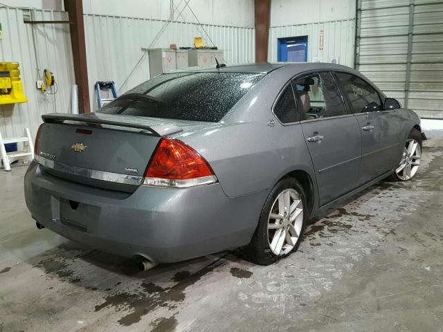 2G1WU583989153321 - 2008 CHEVROLET IMPALA LTZ GRAY photo 4