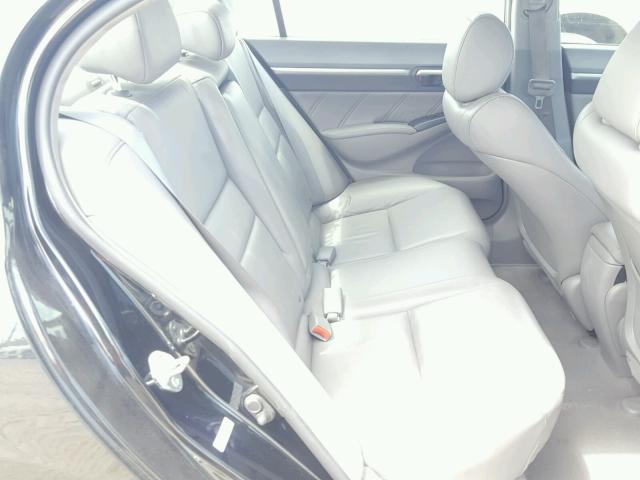 19XFA1F9XBE030930 - 2011 HONDA CIVIC EXL BLACK photo 6