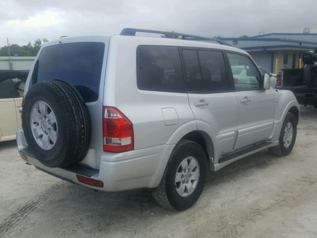 JA4NW51S83J016649 - 2003 MITSUBISHI MONTERO LI SILVER photo 4