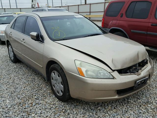 1HGCM66324A096219 - 2004 HONDA ACCORD LX BEIGE photo 1