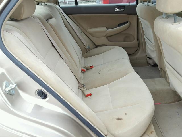 1HGCM66324A096219 - 2004 HONDA ACCORD LX BEIGE photo 6