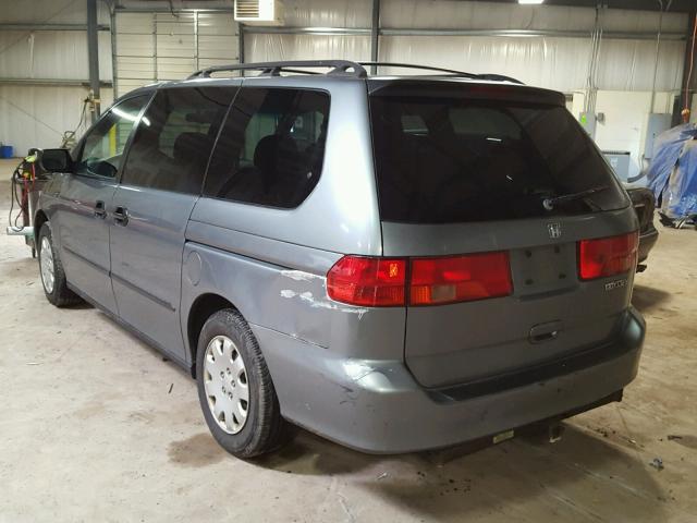 2HKRL1852YH612106 - 2000 HONDA ODYSSEY LX GRAY photo 3