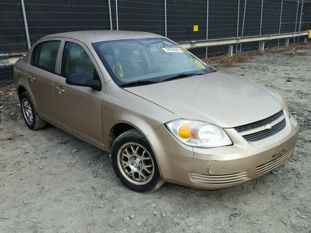 1G1AK55F077359612 - 2007 CHEVROLET COBALT LS TAN photo 1