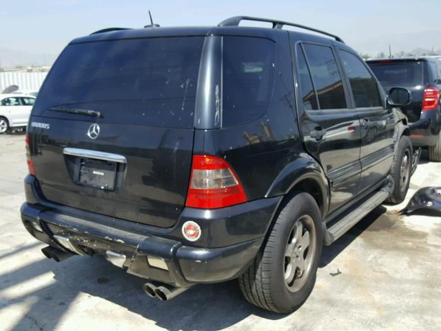 4JGAB72E41A261350 - 2001 MERCEDES-BENZ ML 430 黑色 照片 4