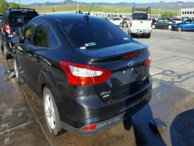 1FADP3F21EL431403 - 2014 FORD FOCUS SE BLACK photo 3