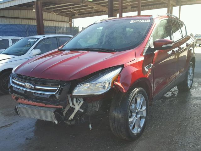 1FMCU0J97EUE37911 - 2014 FORD ESCAPE TIT RED photo 2