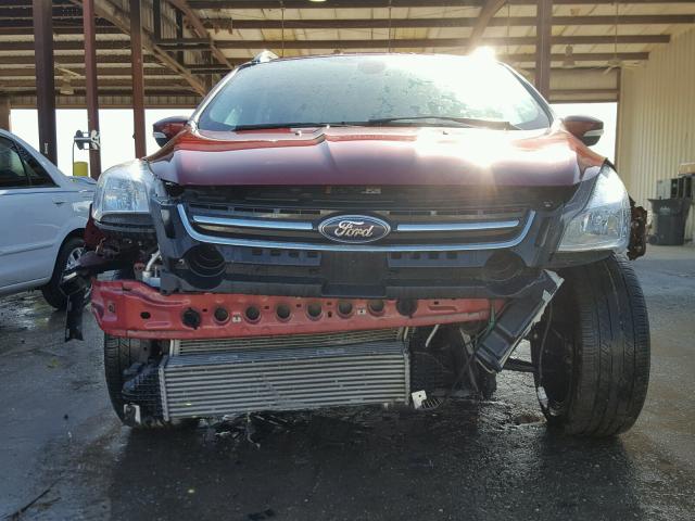 1FMCU0J97EUE37911 - 2014 FORD ESCAPE TIT RED photo 9