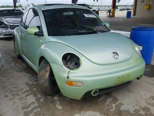 3VWCB21C61M452249 - 2001 VOLKSWAGEN NEW BEETLE 绿色 照片 1