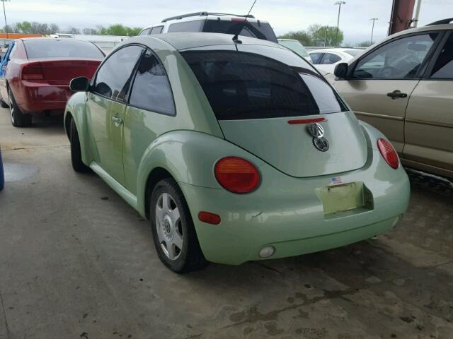 3VWCB21C61M452249 - 2001 VOLKSWAGEN NEW BEETLE 绿色 照片 3